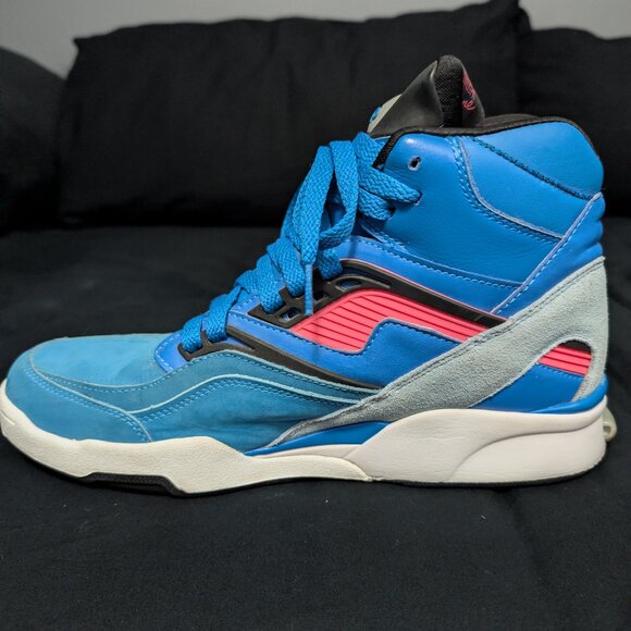 Reebok Twilight Zone Pump - Size 11 - Blue Pink Grey - Picture 6 of 7
